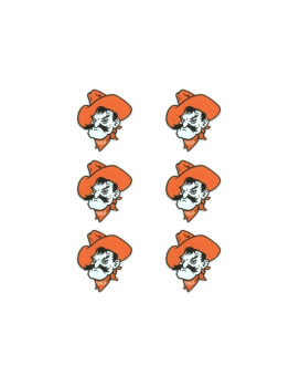 Wincraft Ncaa Oklahoma State Cowboys Face Tattoos Team Colors One Size