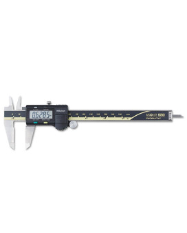 Mitutoyo 500-196-30 Advanced Onsite Sensor (AOS) Absolute Scale Digital Caliper, 0 to 6"/0 to 150mm Measuring Range, 0.0005"/0.01mm Resolution, LCD