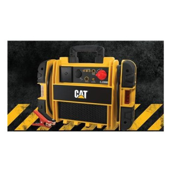 CAT CJ3000 Professional Jump Starter: 2000 Peak/1000 Instant Amps, Built-In Power Switch, Battery Clamps