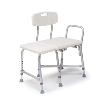 Lumex Bariatric Tub Transfer Bench & Shower Chair, 600 lb. Weight Capacity, 7925A-1