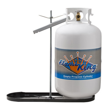 Flame King Dual Rv Propane Tank Cylinder Rack For Rvs And Trailers For 40Lb Tanks - Kt40Mnt