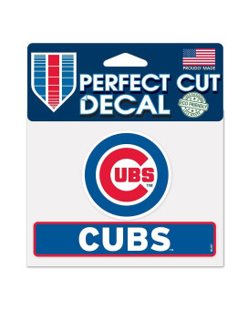 Wincraft Mlb Chicago Cubs Wcr17834014 Perfect Cut Color Decal 4.5 X 5.75