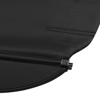 Cargo Cover Compatible With 2002-2006 Honda Crv, Factory Style Unpainted Black Luggage Cover Trunk Liner Privacy Shade By Ikon Motorsports, 2003 2004 2005