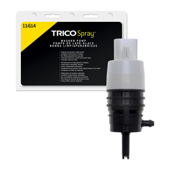 Trico Spray Windshield Washer Pump (11-614) Fits Select Bmw, Buick, Cadillac, Chevy, Dodge, Gmc, Honda, Jeep, Mercedes-Benz, Ram, And Volkswagen Model Years