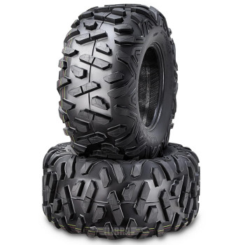 Set 2 Wanda Atv Utv Tires 25X10-12 25X10X12 6Pr Bighorn Style