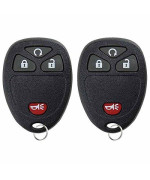 Keylessoption Keyless Entry Remote Control Car Key Fob Replacement For 15913421 (Pack Of 2)