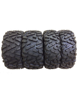 Set Of 4 New Wanda Atvutv Tires 26X9-12 Front & 26X10-12 Rear 6Pr P350 - 1016610167 A