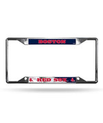 Mlb Red Sox Ez View Chrome Frame, 15 X 8, Logo Color