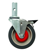 Magliner 131020B 5" x 1-1/4" Polyurethane Replacement Swivel Caster with Brake for Gemini Convertible Hand Trucks, 10" Length, 4" Height, 7" Width
