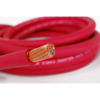 TEMCo INDUSTRIAL WC0340-20' (10' Blk, 10' Red) 4/0 Gauge AWG Welding Lead & Car Battery Cable Copper Wire Black + RED | Made in USA