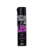 Muc Off All-Weather Motorcycle Chain Lube, 400 Milliliters - Premium Motorbike Chain Lubricant Spray - Formulated For All Weather Conditions