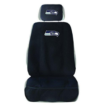 Fremont Die Nfl Seattle Seahawks Car Seat Cover, Standard, Black/Team Colors