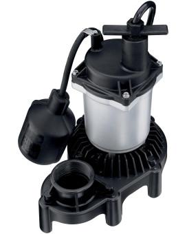 Flotec FPZS33T Submersible Sump Pump with Tethered Float Switch, 3600 GPH, 1/3 Hp, 115 Vac, 60 Hz