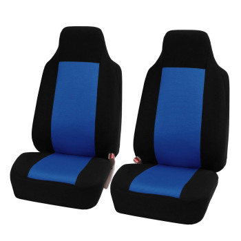 Fh Group Car Seat Covers Front Set Blue Cloth - Car Seat Covers For Bucket Seats 1 Piece Seat Cover, Universal Fit Car Seat Cover, Washable Car Seat Cover, Automotive Seat Covers For Suv, Sedan, Van