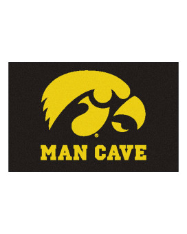 Fan Mats University Of Iowa 2-Piece Car Mat Man Cave Starter19 X30