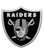 Siskiyou Sports Nfl Oakland Raiders Large Logo Hitch Cover, Class Ii & Iii