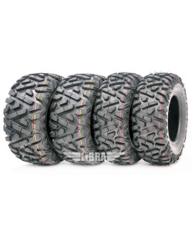 Set Of 4 New Radial Atvutv Tires Wanda 25X8R12 Front & 25X10R12 Rear 6Pr P350 - 1017710178 A