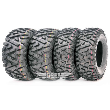 Set Of 4 New Radial Atvutv Tires Wanda 25X8R12 Front & 25X10R12 Rear 6Pr P350 - 1017710178 A