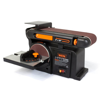 WEN 6502 4 x 36-Inch Belt and 6-Inch Disc Sander with Cast Iron Base