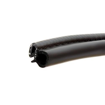 Door Rubber Seal Fits Gap 0.27 To 0.5 Inch (7-12Mm), Length 20 Feet (6.10 Meter)