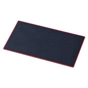 Seiwa Non-Slip Mat Slip Sheet Carbon Carbon Pattern Black W845