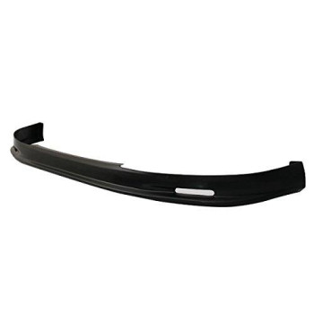 Ikon Motorsports Front Bumper Lip Compatible With 1999-2000 Honda Civic, Pp Black Pp Front Lip Spoiler Splitter