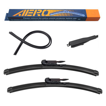 Aero Avenger 2020 Premium All-Season Windshield Wiper Blades With Extra Refills Oem Replacement For Ford Escape 2012-2008 (Set Of 2)