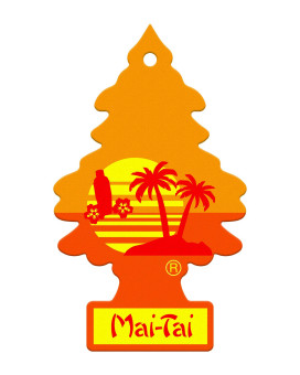 Little Trees Car Air Freshener Hanging Paper Tree For Home Or Car Mai-Tai Single