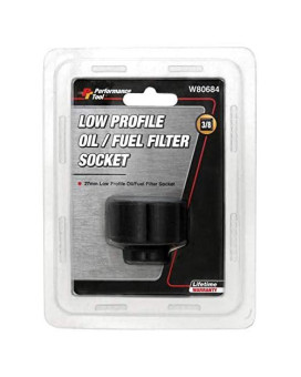 Performance Tool W80684 27Mm Low Profile Oil/Fuel Filter Socket