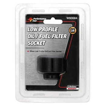 Performance Tool W80684 27Mm Low Profile Oil/Fuel Filter Socket