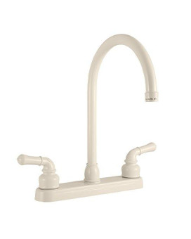 Dura Faucet Df-Pk330Hc-Bq Rv J-Spout Kitchen Sink Faucet (Bisque Parchment)