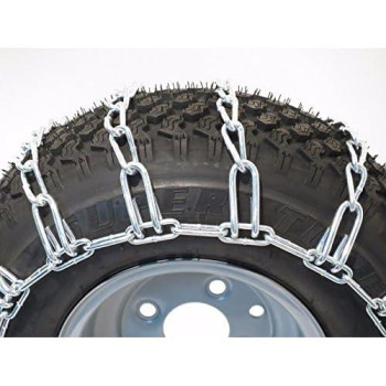 The Rop Shop 2 Link Tire Chains 24X12X12 / 24X12.00X12 / 24X12.00-12 Tractor Rider Snowblower