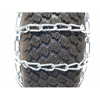 The Rop Shop 2 Link Tire Chains 24X12X12 / 24X12.00X12 / 24X12.00-12 Tractor Rider Snowblower