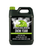 5L Of Pro-Kleen Apple Snow Foam With Wax - Super Thick, Ph Neutral & Non-Caustic Foam - Extremely Powerful & Easy To Use