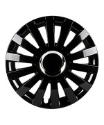 Pilot Automotive Wh550-16Gb-B 16 Inch Performance E Series Gloss Black Universal Hubcap Wheel Covers For Cars - Set Of 4 - Fits Most Cars