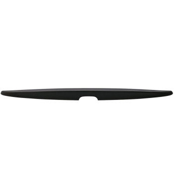 Trunk Spoiler Compatible With 2008-2012 Honda Accord, Factory Style Unpainted Raw Material Black Abs Rear Tail Lip Deck Boot Wing By Ikon Motorsports, 2009 2010 2011