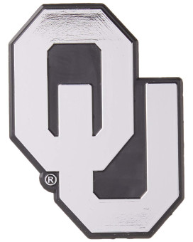 Rico Industries Ncaa Oklahoma Sooners Chrome Finished Auto Emblem 3D Sticker