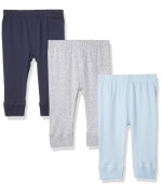 Luvable Friends Unisex Baby Cotton Pants, Blue Gray, 18-24 Months