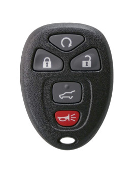 Keyless2Go Replacement for New Keyless Entry 5 Button Remote Start Car Key Fob for Select Cadillac Chevrolet Buick GMC & Saturn