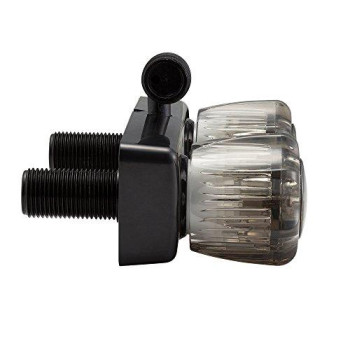 Dura Faucet Df-Sa100S1-Bk Rv Shower Faucet Valve Diverter For Exterior Shower Boxes With Crystal Acrylic Knobs (Black)