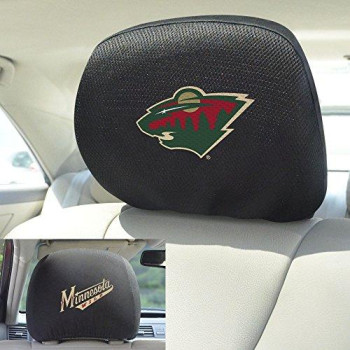 Fanmats Nhl - Minnesota Wild Head Rest Cover/10 X13