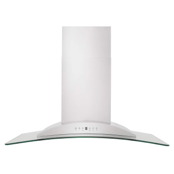 ZLINE 36 in. Convertible Vent Wall Mount Range Hood in Stainless Steel & Glass (KN-36)