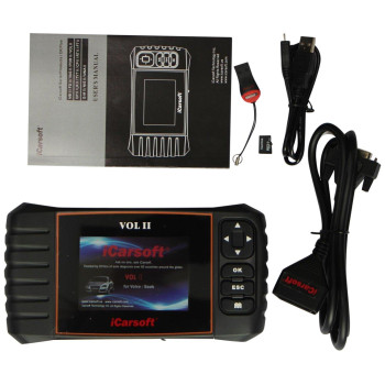 iCarsoft Volvo/SAAB OBD-II Multi Systems Scanner Tool, SRS ABS Engine Oil Reset, EPB i906-II New Version