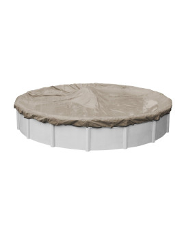 Robelle 6024-4 Superior Winter Pool Cover For Round Above Ground Swimming Pools, 24-Ft Round Pool