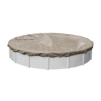 Robelle 6024-4 Superior Winter Pool Cover For Round Above Ground Swimming Pools, 24-Ft Round Pool