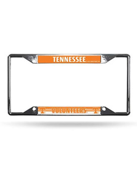 Ncaa Tennessee Ez View Chrome Frame, 15 X 8, Logo Color