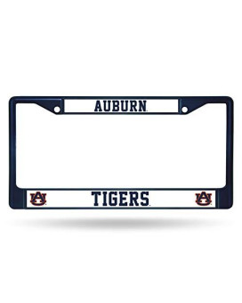 Rico Industries Ncaa Auburn Chrome Frame, Navy, 15 X 8, Logo Color