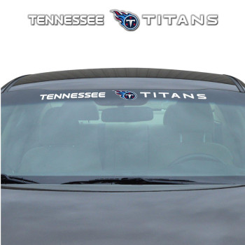 Fanmats Nfl Tennessee Titans Windshield Decal, Red, Standard, 325 X 34