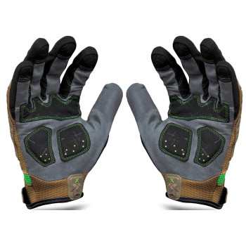 Ironclad EXO Motor Impact Glove; Work Gloves, TPR Impact Protection, (1 Pair), EXO2-PIG-04-L