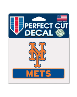 Wincraft Mlb New York Mets Wcr18062014 Perfect Cut Color Decal 4.5 X 5.75